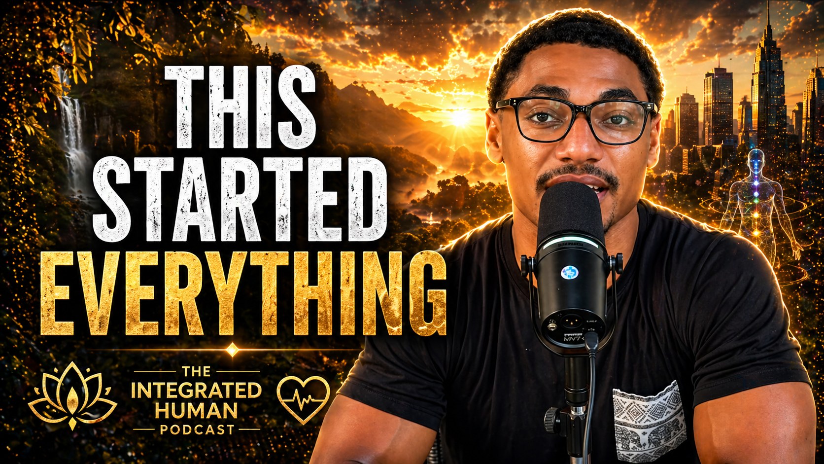 The Integrated Human Podcast episode one thumbnail featuring Elijah Naylor Jr.
